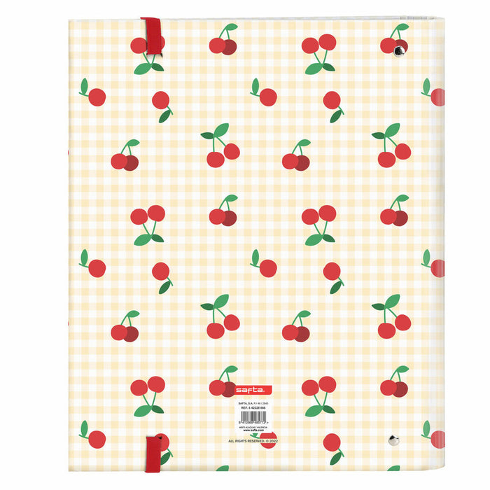 Biblioraft Safta Cherry A4 Bej (27 x 32 x 3.5 cm)