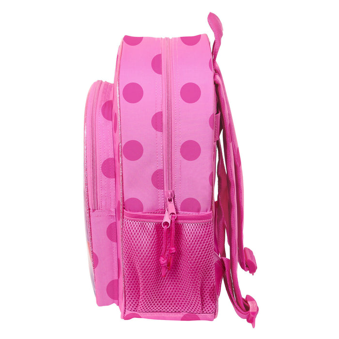 Ghiozdan Lady Bug Fucsia (26 x 34 x 11 cm)