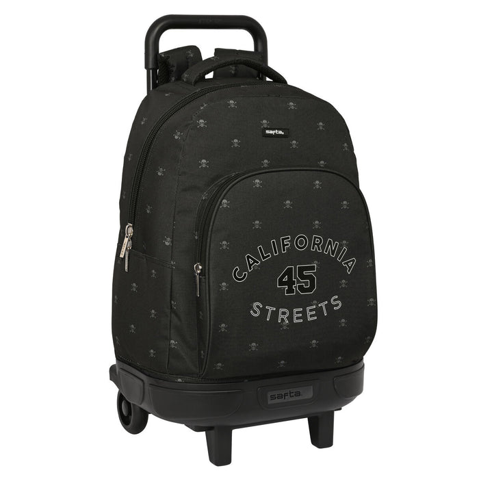 Ghiozdan cu Roți Safta California Negru 33 X 45 X 22 cm