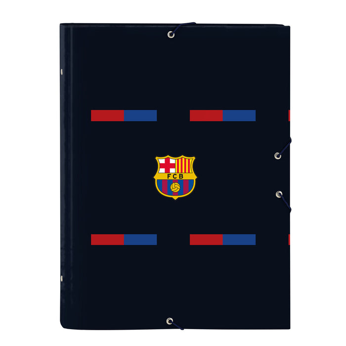 Dosar F.C. Barcelona Castaniu Bleumarin A4 (26 x 33.5 x 4 cm)