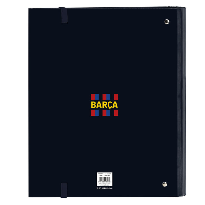 Biblioraft F.C. Barcelona Castaniu Bleumarin 27 x 32 x 3.5 cm