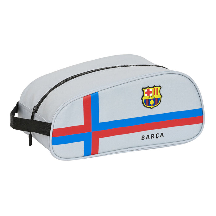 Geantă pentru Încălțăminte de Voiaj F.C. Barcelona Gri (34 x 15 x 18 cm)