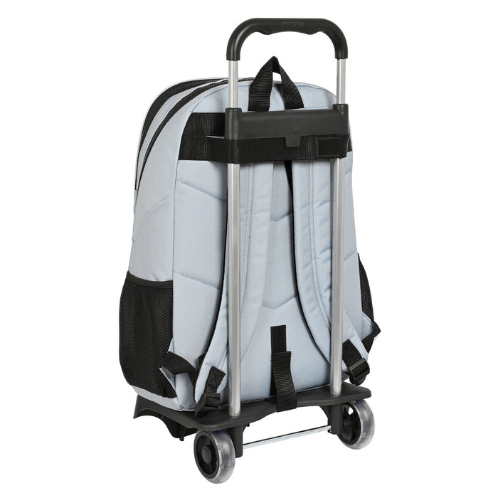 Ghiozdan cu Roți F.C. Barcelona Gri (32 x 44 x 16 cm)