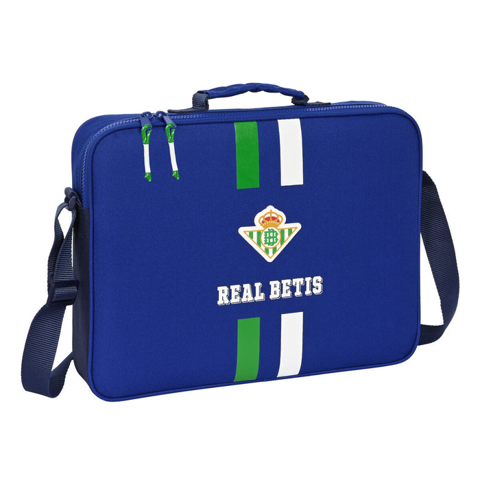 ghiozdan de școală Real Betis Balompié Albastru (38 x 28 x 6 cm)