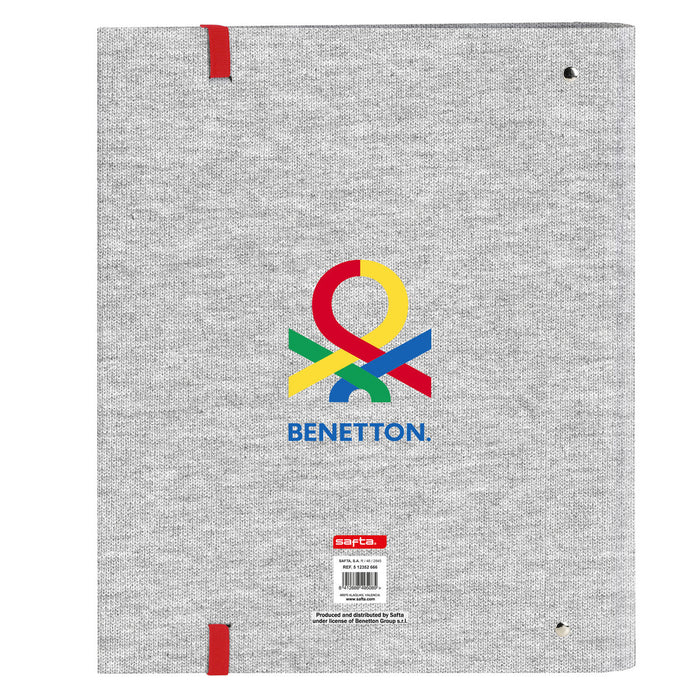 Biblioraft Benetton Pop Gri (27 x 32 x 3.5 cm)