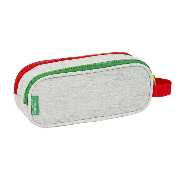 Penar dublu Benetton Pop Gri (21 x 8 x 6 cm)