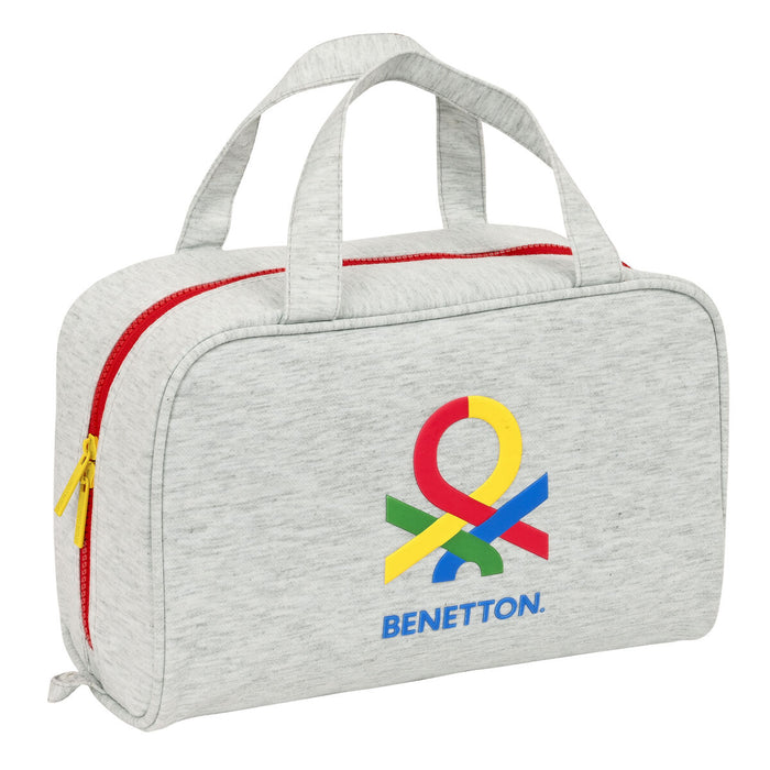 Trusă Școlară Benetton Pop Gri (31 x 14 x 19 cm)