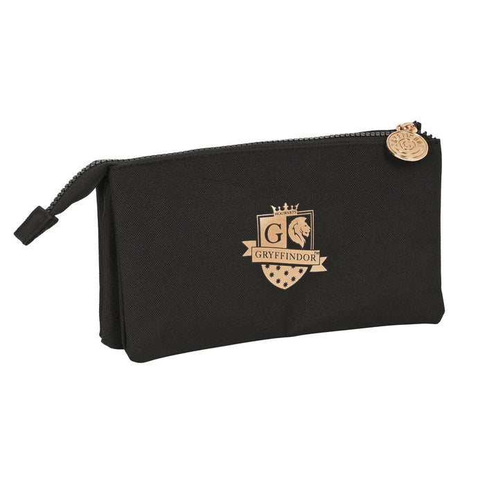 Penar triplu Harry Potter Bravery Negru 22 x 12 x 3 cm
