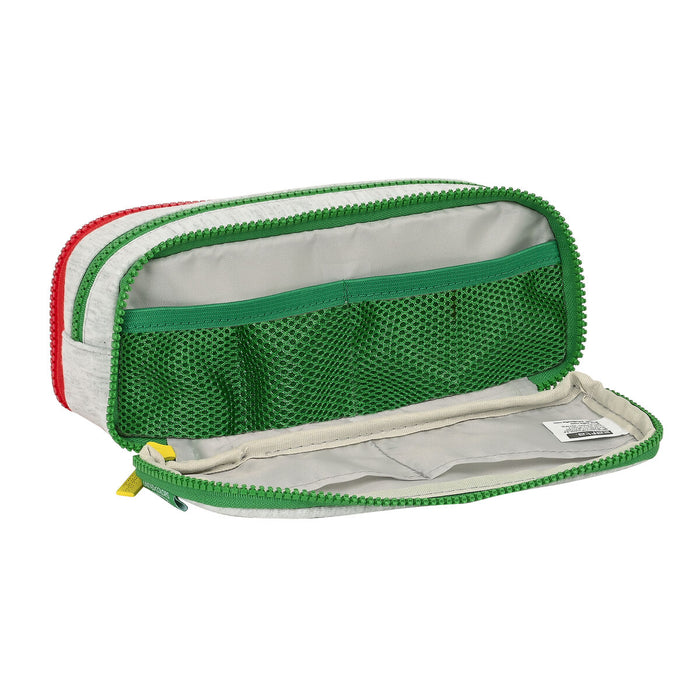 Penar triplu Benetton Pop Gri (21 x 8 x 8 cm)