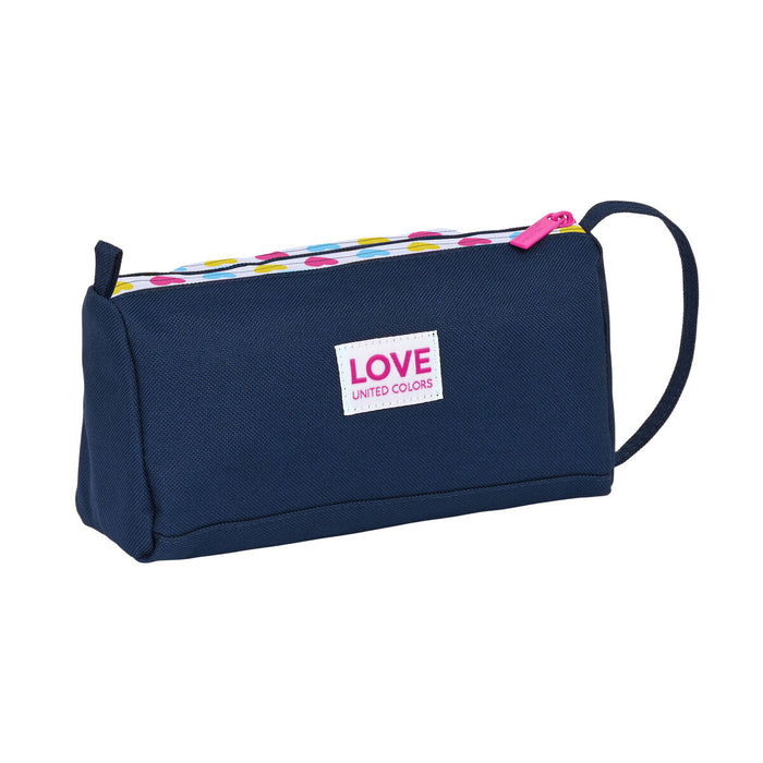 Penar cu Accesorii Benetton Love Bleumarin 20 x 11 x 8.5 cm (32 Piese)