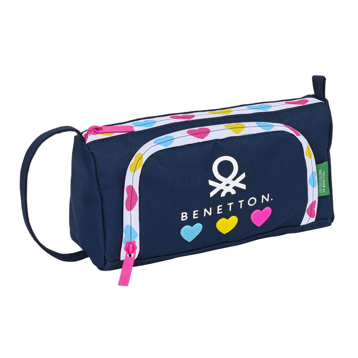 Penar cu Accesorii Benetton Love Bleumarin 20 x 11 x 8.5 cm (32 Piese)
