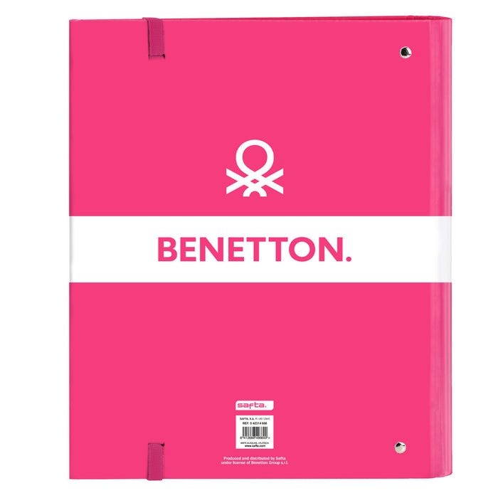 Biblioraft Benetton Raspberry Fucsia (27 x 32 x 3.5 cm)