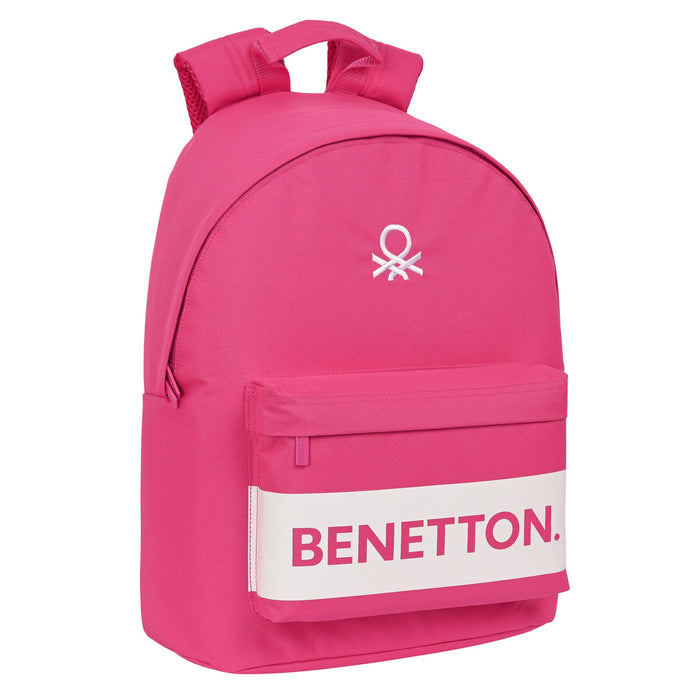 Rucsac pentru Laptop Benetton benetton Fucsia (31 x 41 x 16 cm)