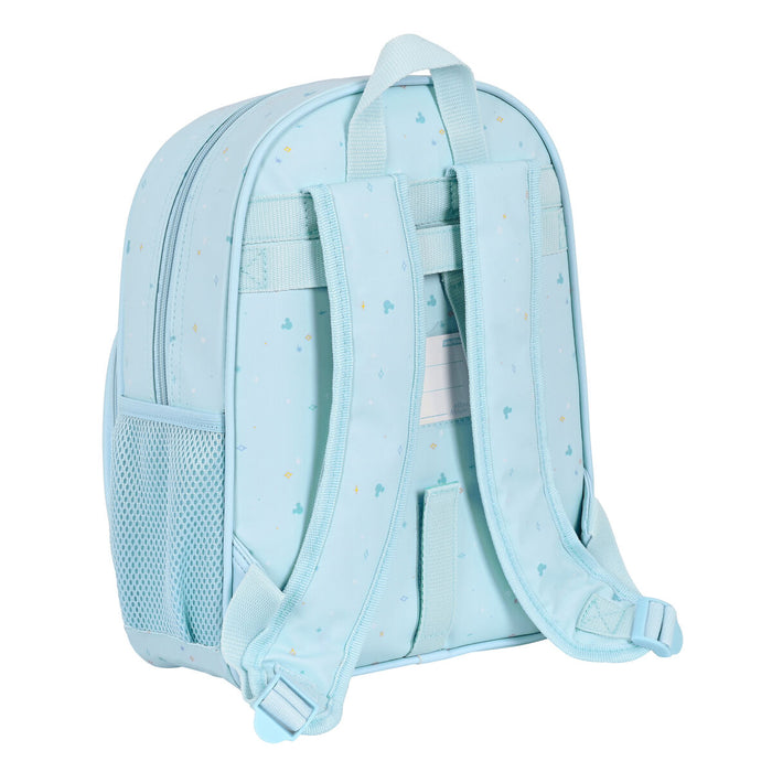 Ghiozdan Mickey Mouse Clubhouse Baby Albastru deschis (28 x 34 x 10 cm)