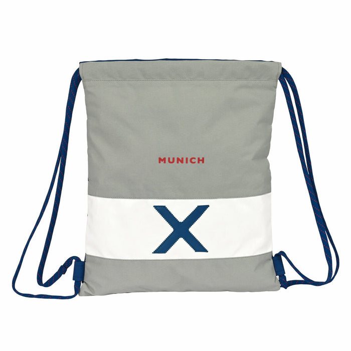 Geantă Rucsac cu Bretele Safta Munich Gri 35 x 1 x 40 cm