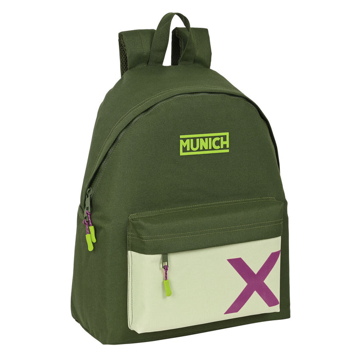 Ghiozdan Munich Bright khaki Verde 33 x 42 x 15 cm
