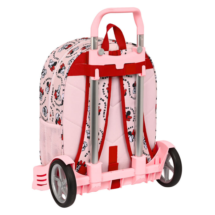 Ghiozdan cu Roți Minnie Mouse Me time Roz 33 x 42 x 14 cm