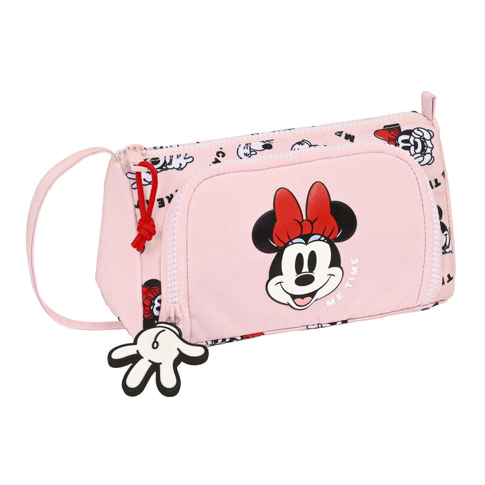 Penar cu Accesorii Minnie Mouse Me time Roz 20 x 11 x 8.5 cm (32 Piese)