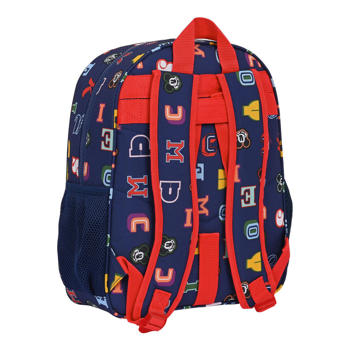 Ghiozdan Mickey Mouse Clubhouse Only one Bleumarin (32 x 38 x 12 cm)