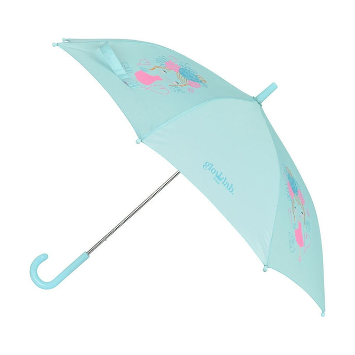 Umbrelă Glow Lab Cute doll Albastru deschis (Ø 86 cm)