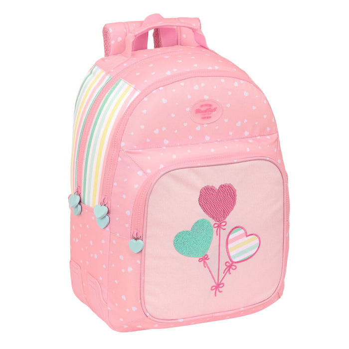 Ghiozdan BlackFit8 Globitos Roz 32 x 42 x 15 cm