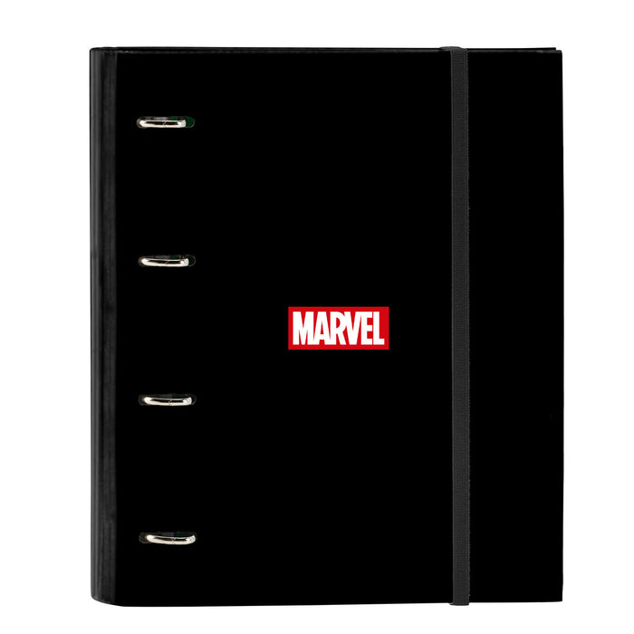 Biblioraft Marvel Negru (27 x 32 x 3.5 cm)