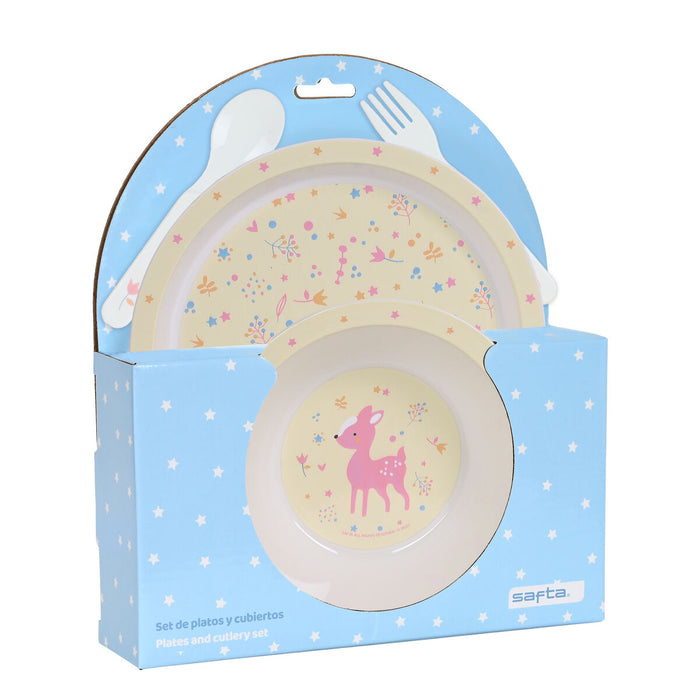 Set de Menaj pentru Copii Safta Forest (4 Piese)