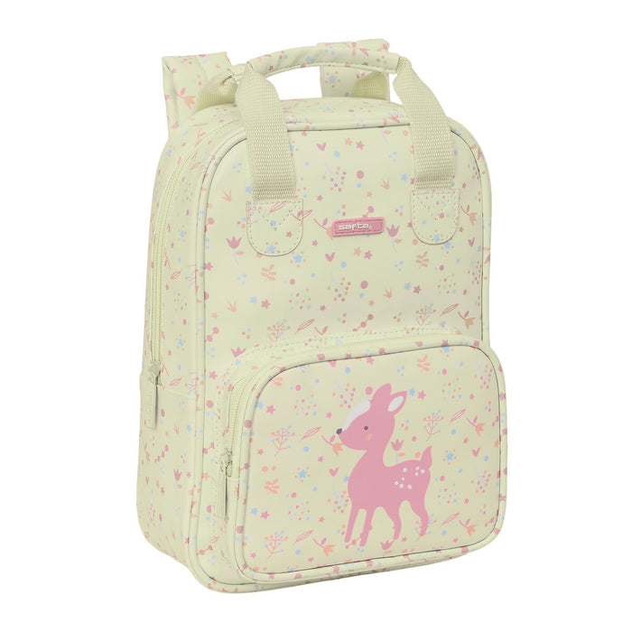 Rucsac pentru Copii Safta Forest Bej 20 x 28 x 8 cm