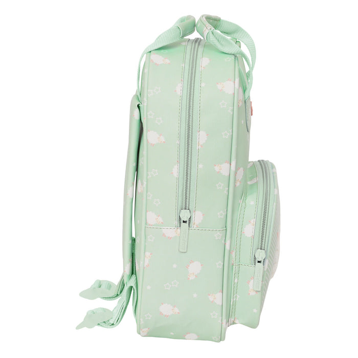Rucsac pentru Copii Safta Ovejita Verde 20 x 28 x 8 cm