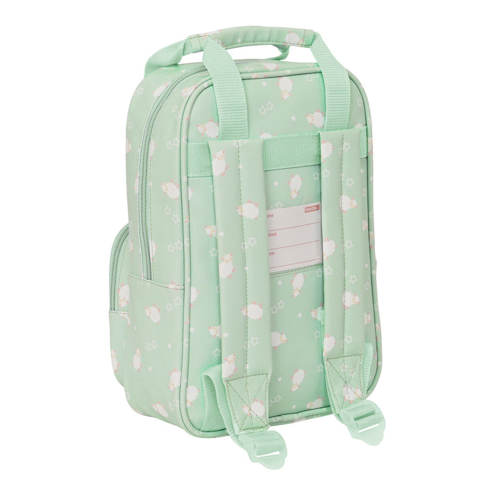Rucsac pentru Copii Safta Ovejita Verde 20 x 28 x 8 cm