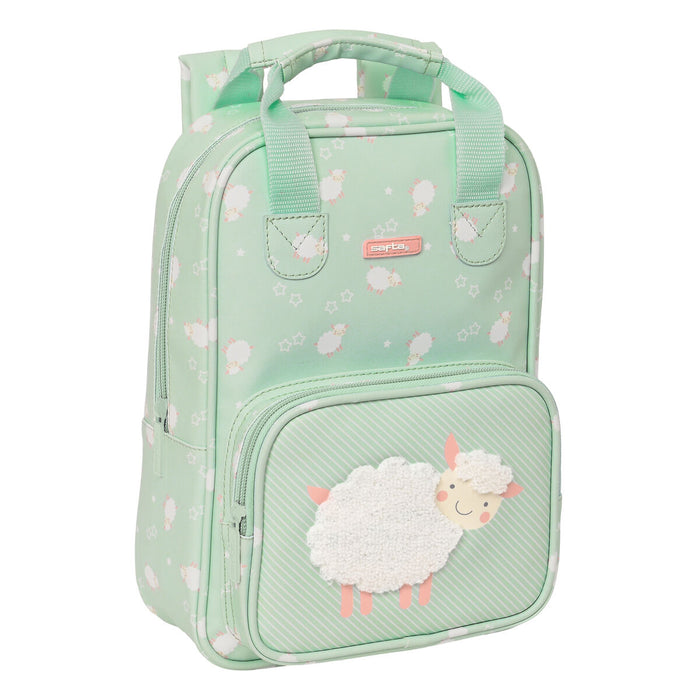 Rucsac pentru Copii Safta Ovejita Verde 20 x 28 x 8 cm