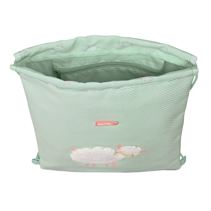 Geantă Rucsac cu Bretele Safta Ovejita Verde (26 x 34 x 1 cm)