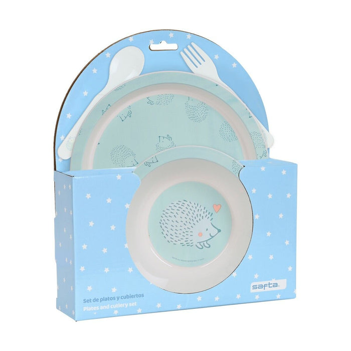 Set de Menaj pentru Copii Safta Erizo (4 Piese)