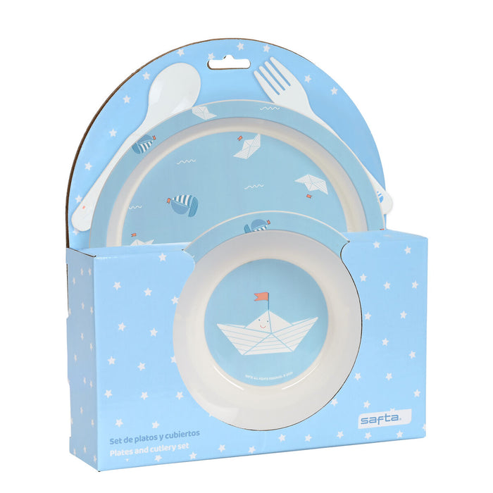 Set de Menaj pentru Copii Safta Ship (4 Piese)