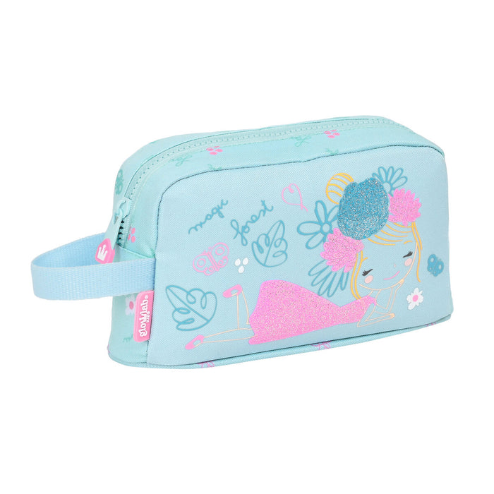 Geantă Termoizolantă pentru Gustări Glow Lab Cute doll 21.5 x 12 x 6.5 cm Albastru deschis