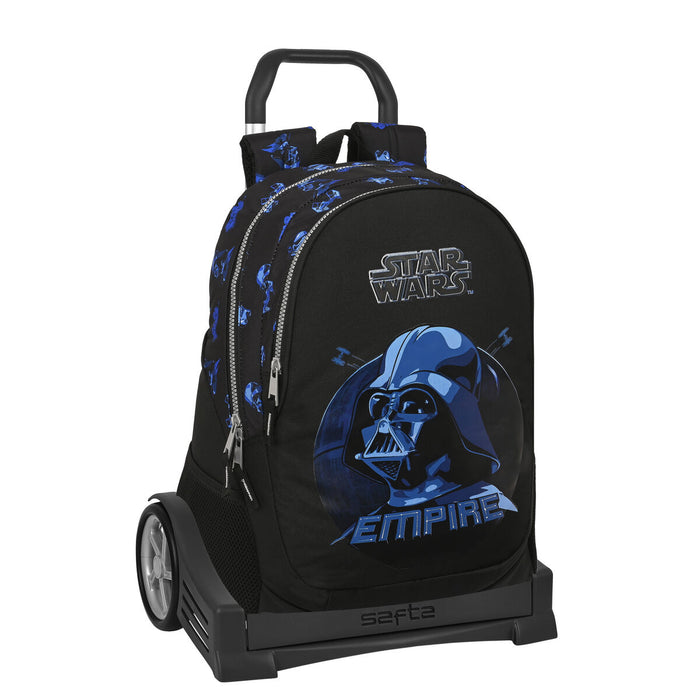 Ghiozdan cu Roți Star Wars Digital escape Negru (32 x 44 x 16 cm)