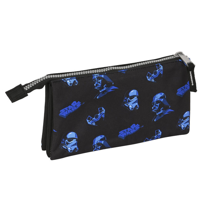 Penar triplu Star Wars Digital escape Negru 22 x 12 x 3 cm