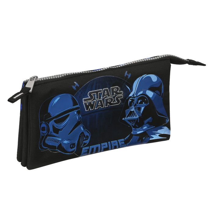 Penar triplu Star Wars Digital escape Negru 22 x 12 x 3 cm