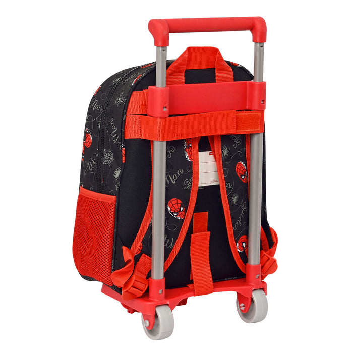 Ghiozdan cu Roți Spider-Man Hero Negru 27 x 33 x 10 cm