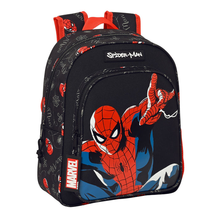 Rucsac pentru Copii Spider-Man Hero Negru 27 x 33 x 10 cm