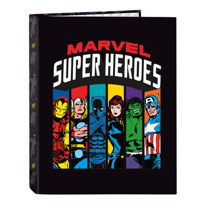 Biblioraft The Avengers Super heroes Negru A4 (26.5 x 33 x 4 cm)