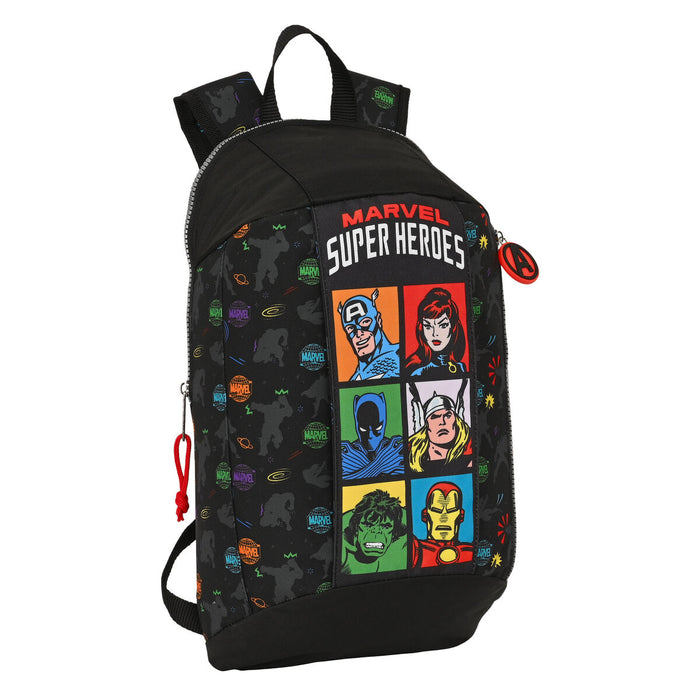 Rucsac Casual The Avengers Super heroes Negru 10 L