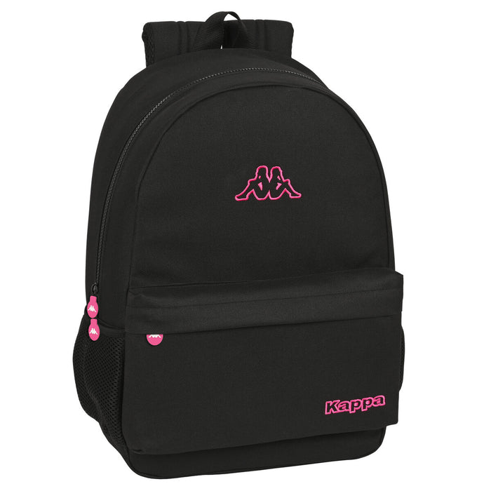 Ghiozdan Kappa Black and pink Negru (30 x 46 x 14 cm)