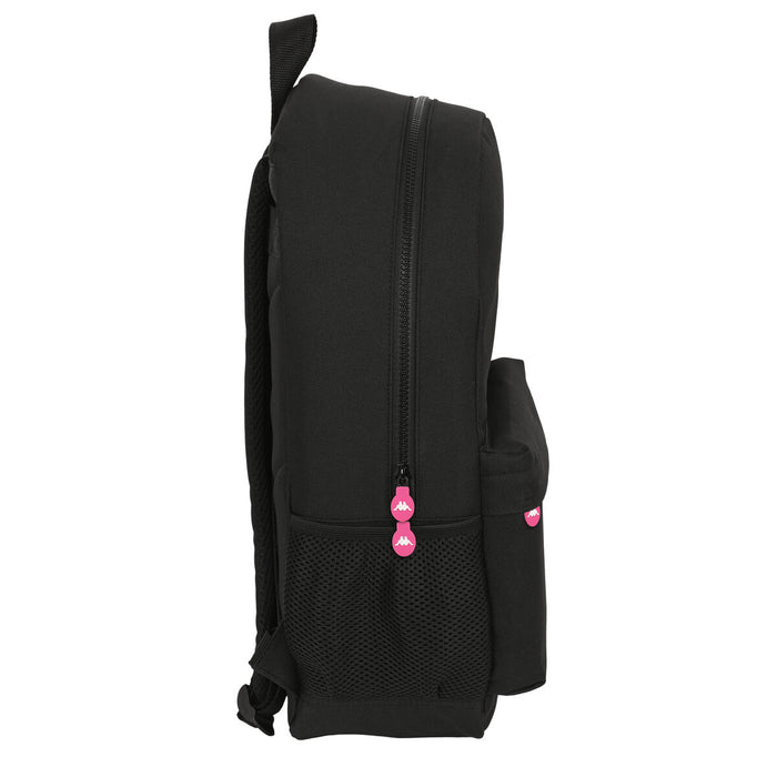 Ghiozdan Kappa Black and pink Negru (30 x 46 x 14 cm)