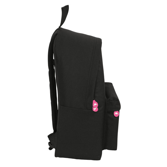 Ghiozdan Kappa Black and pink Negru (33 x 42 x 15 cm)