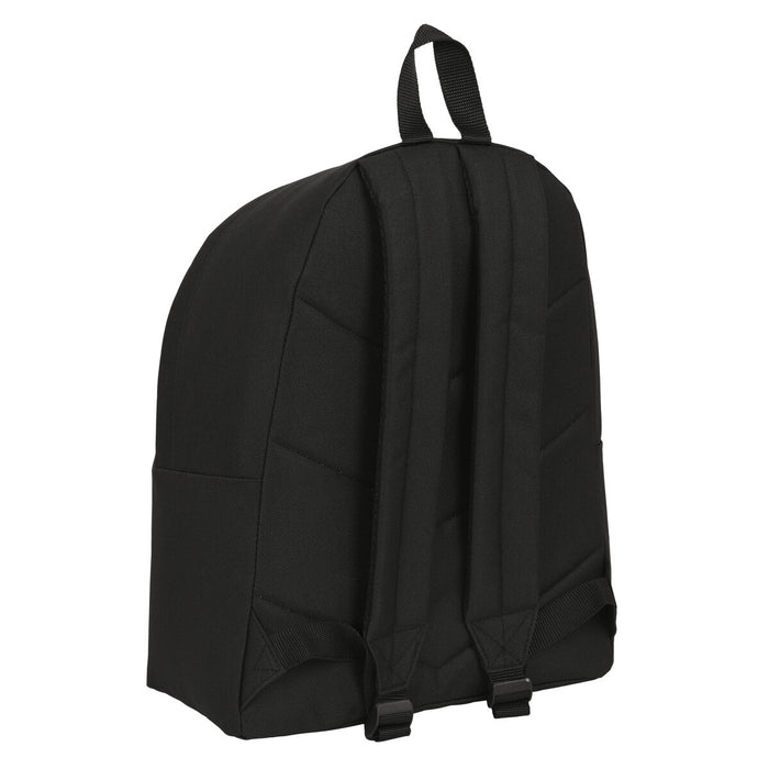 Ghiozdan Kappa Black and pink Negru (33 x 42 x 15 cm)