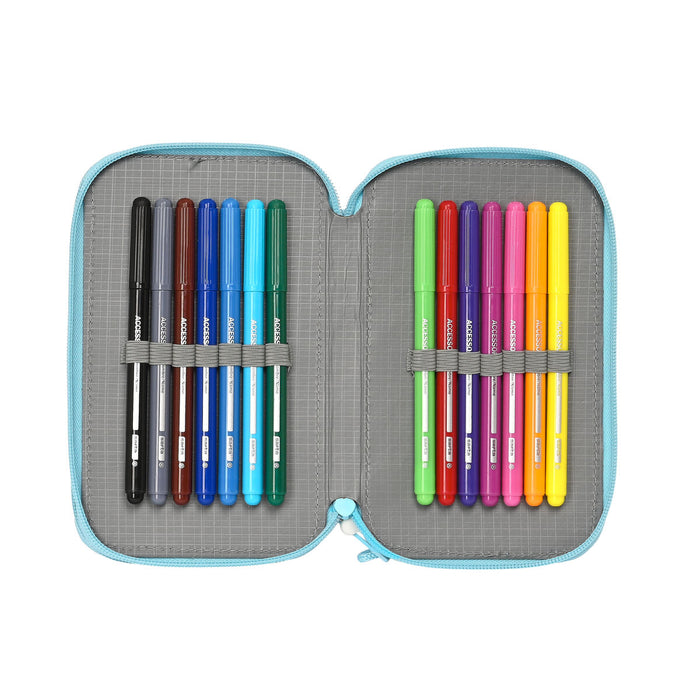 Penar cu Accesorii The Paw Patrol Funday Albastru Roșu 12.5 x 19.5 x 4 cm (28 Piese)