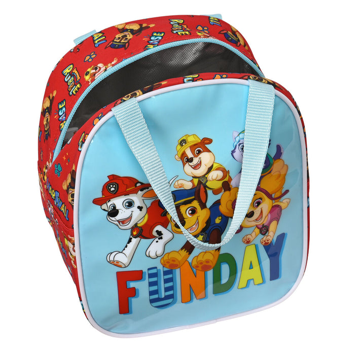 Geantă Termoizolantă pentru Gustări The Paw Patrol Funday 19 x 22 x 14 cm Roșu Albastru deschis