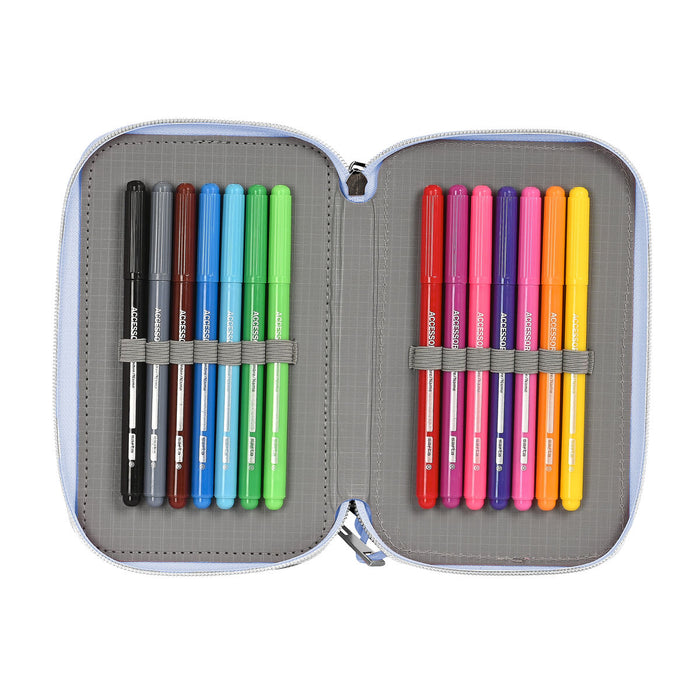 Penar Triplu Frozen Believe 12.5 x 19.5 x 5.5 cm Liliachiu (36 Piese)