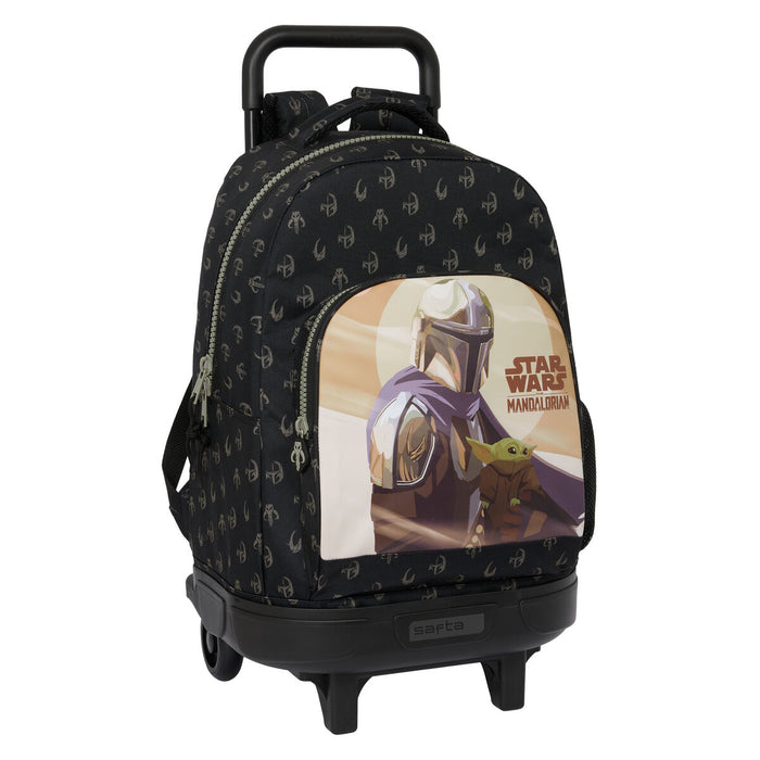 Ghiozdan cu Roți The Mandalorian This is the way Negru 33 X 45 X 22 cm